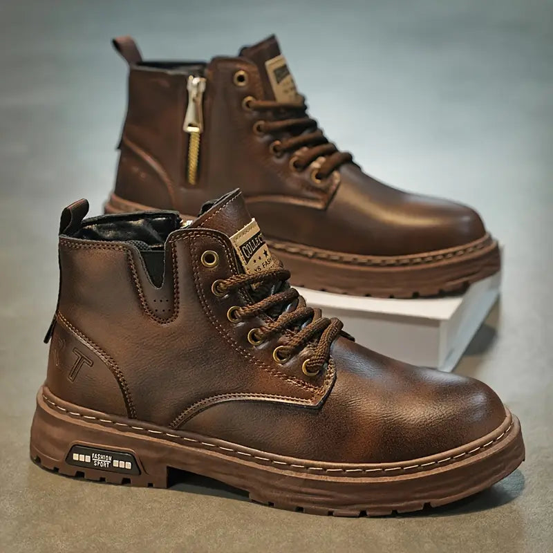 Bottes vintage imperméables et antidérapantes Devin