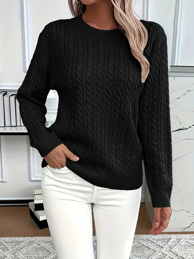 Bernila - Ladies' Cable Knit Jumper 