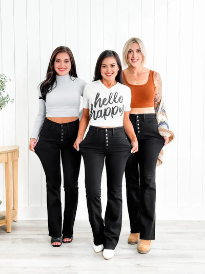 Evelien | Comfortabele Jeans Met Een Mid-Rise Tailleband En Knoopsluiting
