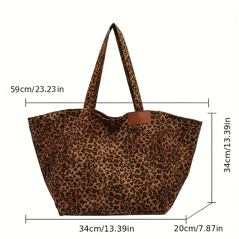 Sac bandoulière léopard élégant