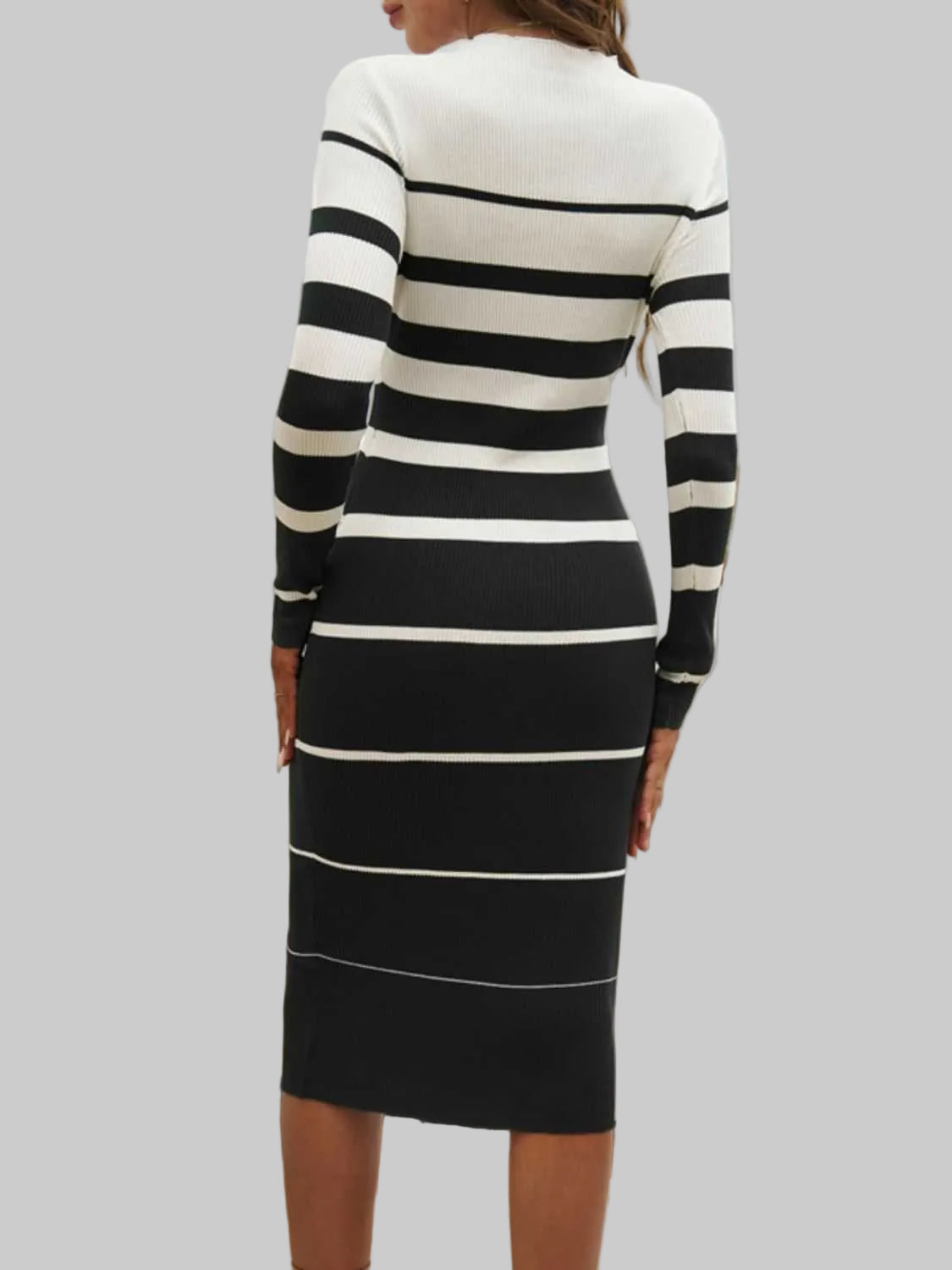 Robe midi à manches longues - Audacieuse, élégante et intemporelle - Mode féminine