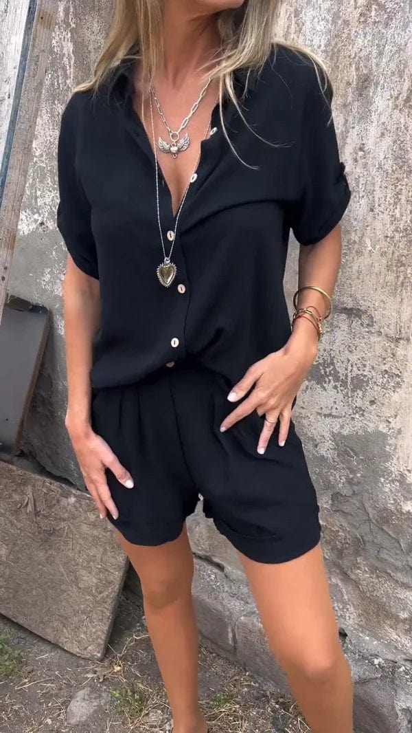 Pauline™ | Linen Cotton Shirt Set