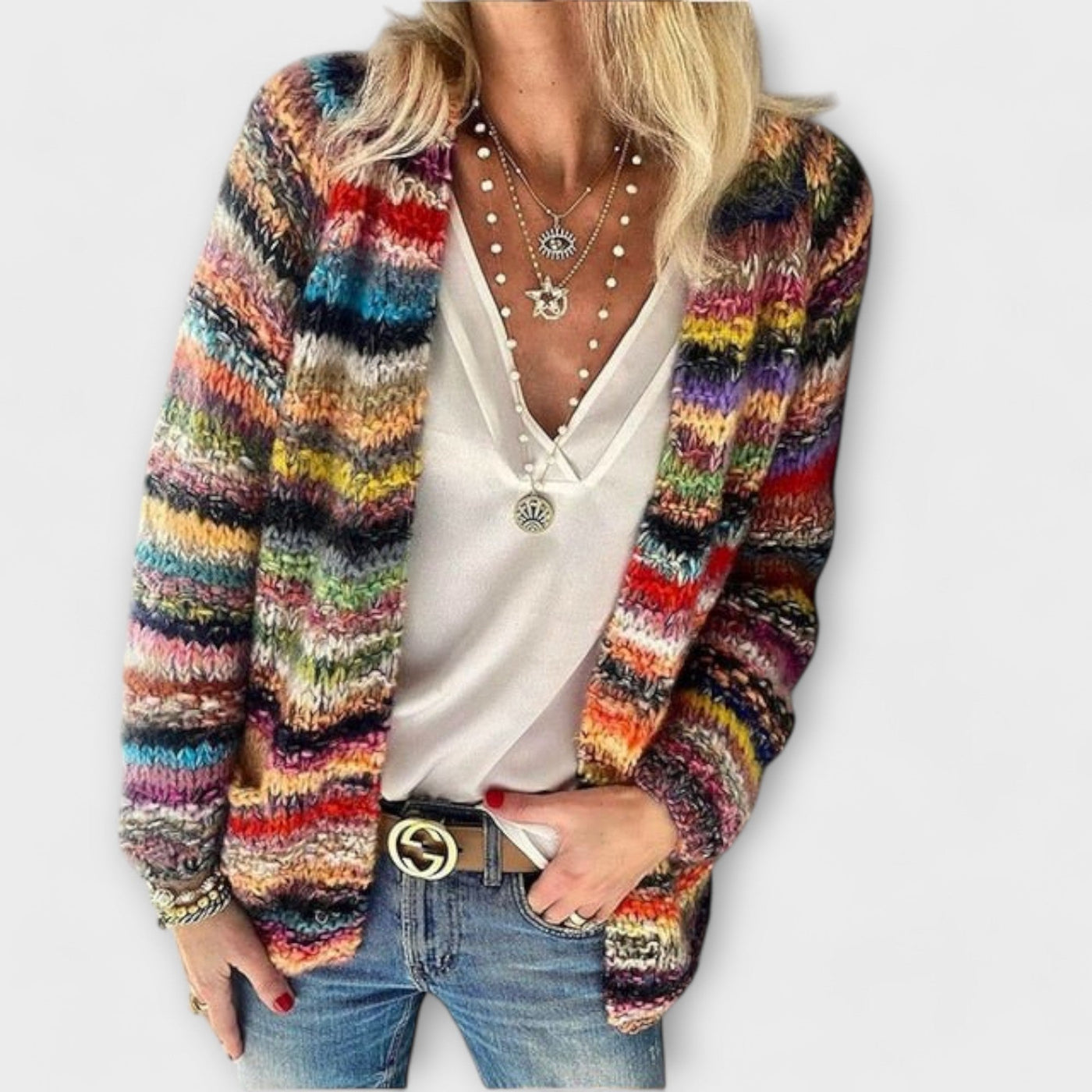 DARIA – Playful and warm cardigan