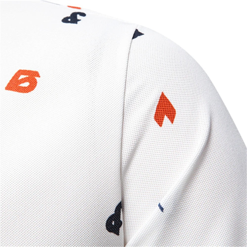 Radim™ | Stylish men's polo shirt with print