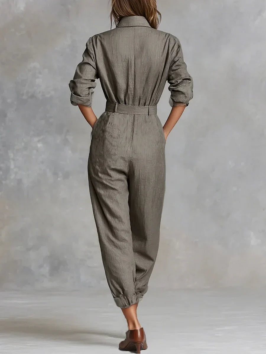 Megan | Combinaison en lin et coton