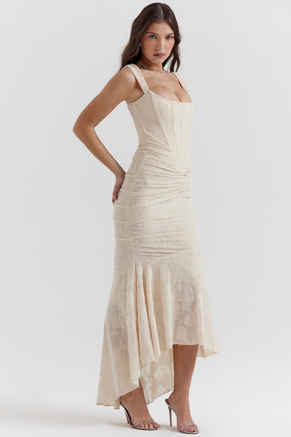 Boheme™ | Sleeveless party dress with ruffles