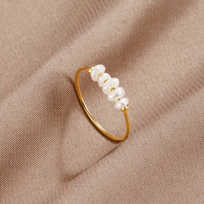 Bague Silva avec perles d'eau douce