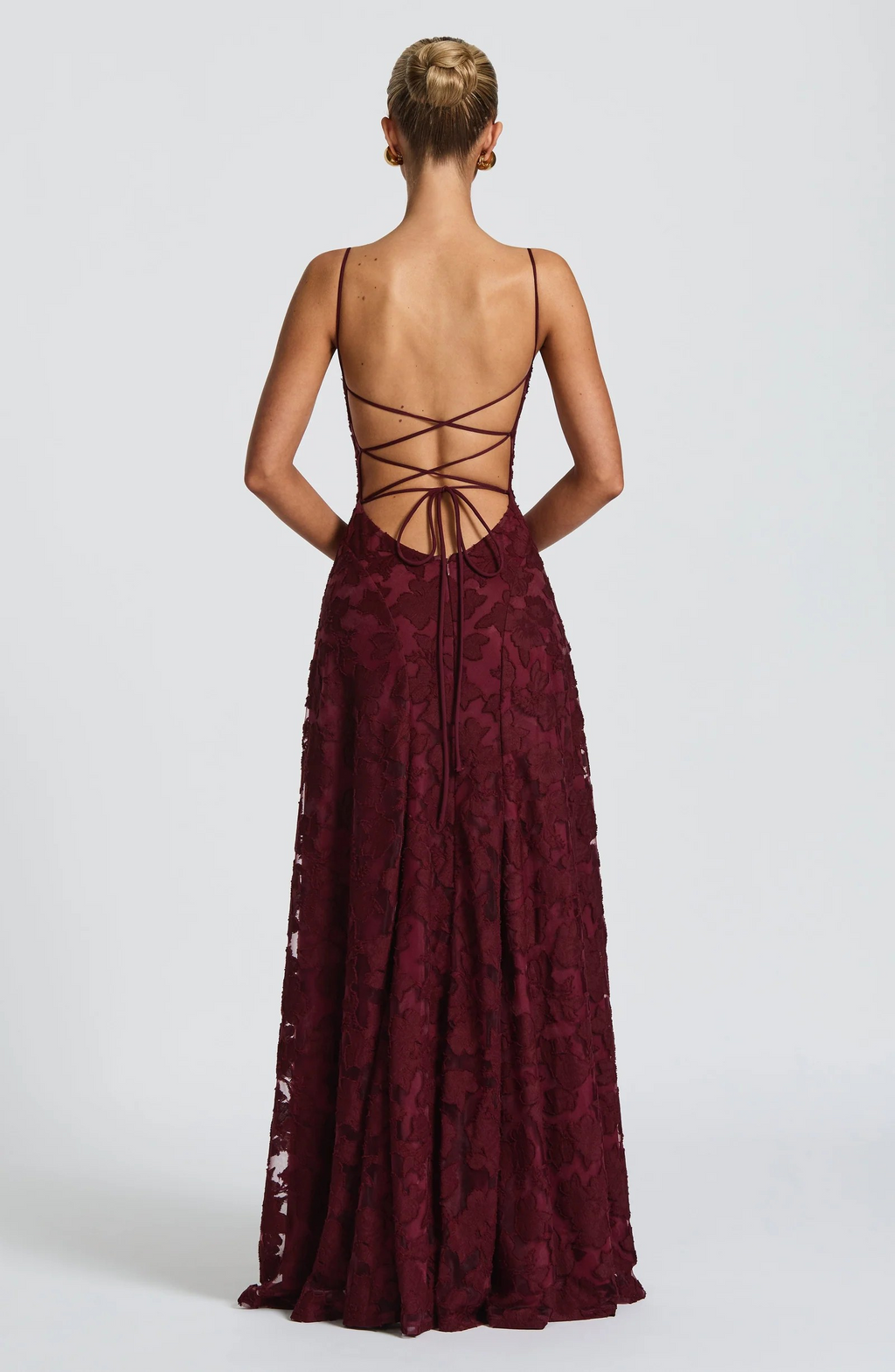 Isabella | Maxi dress with flower structure