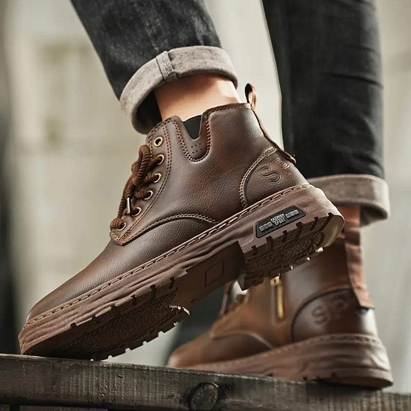 Bottes vintage imperméables et antidérapantes Devin