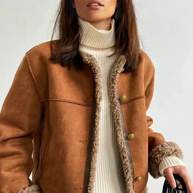 Leanne - Trendy Buttoned Jacket