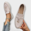 GAMILIA™ | Luxurious velvet loafers with elegant metal detail