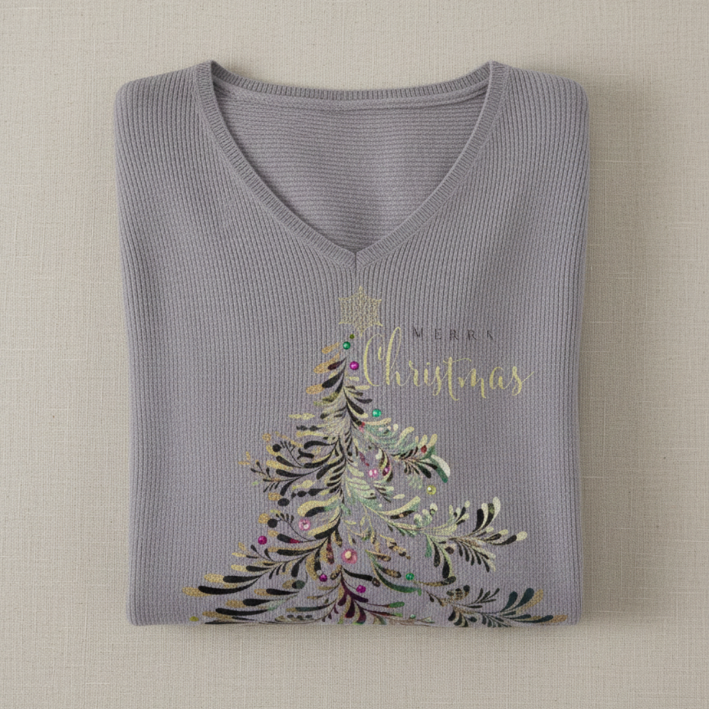 Lara™ | Christmas Fleece Jumper - Warmth, Style &amp; Joy 