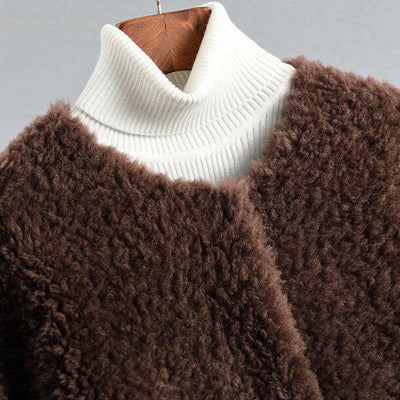 Eliška™ | Teddy sheepskin coat