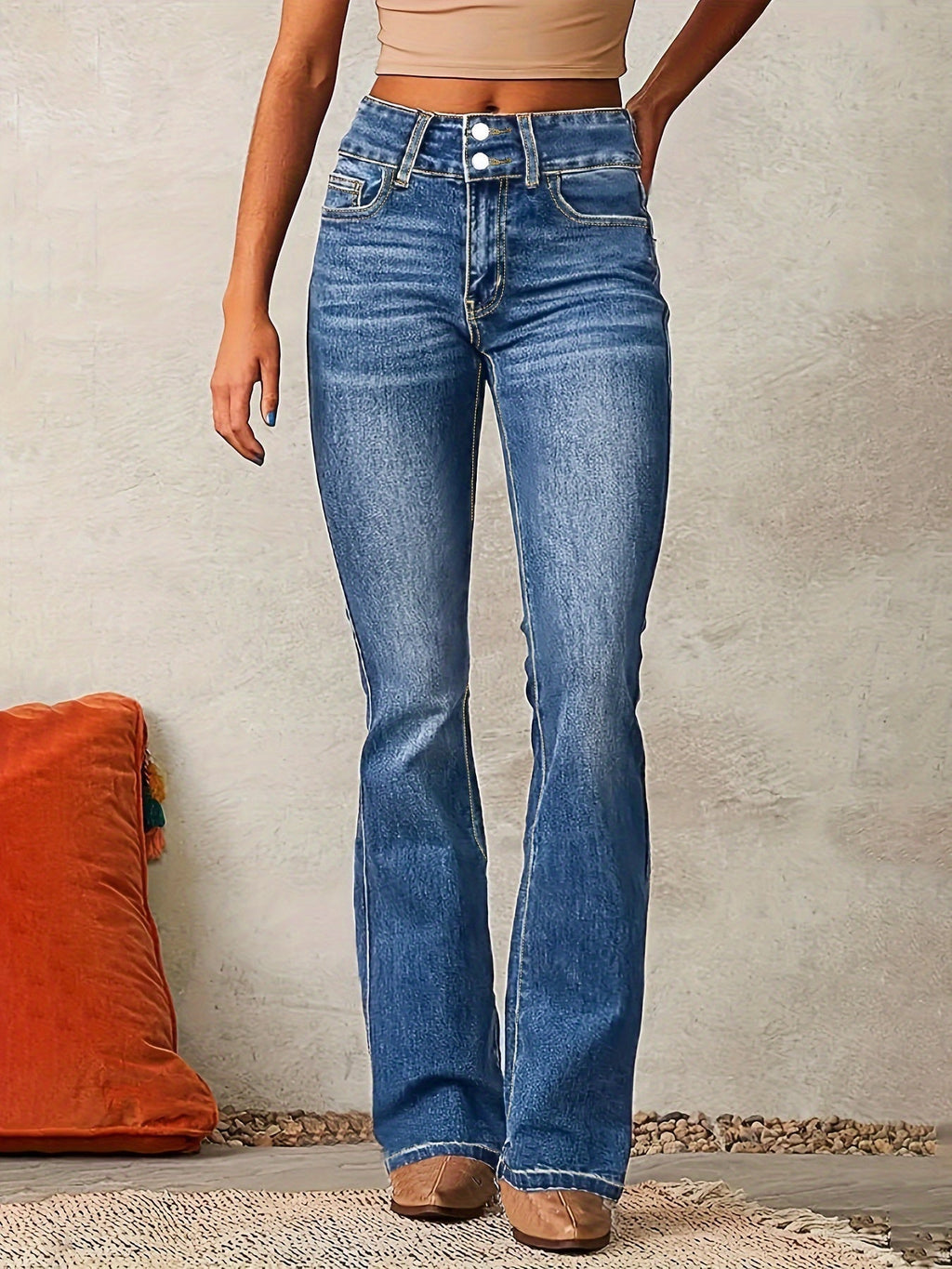 Pauline | Jean évasé taille haute tendance