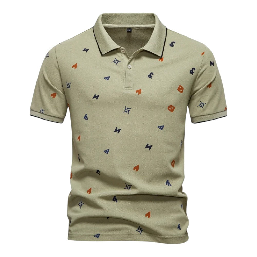 Radim™ | Stylish men's polo shirt with print