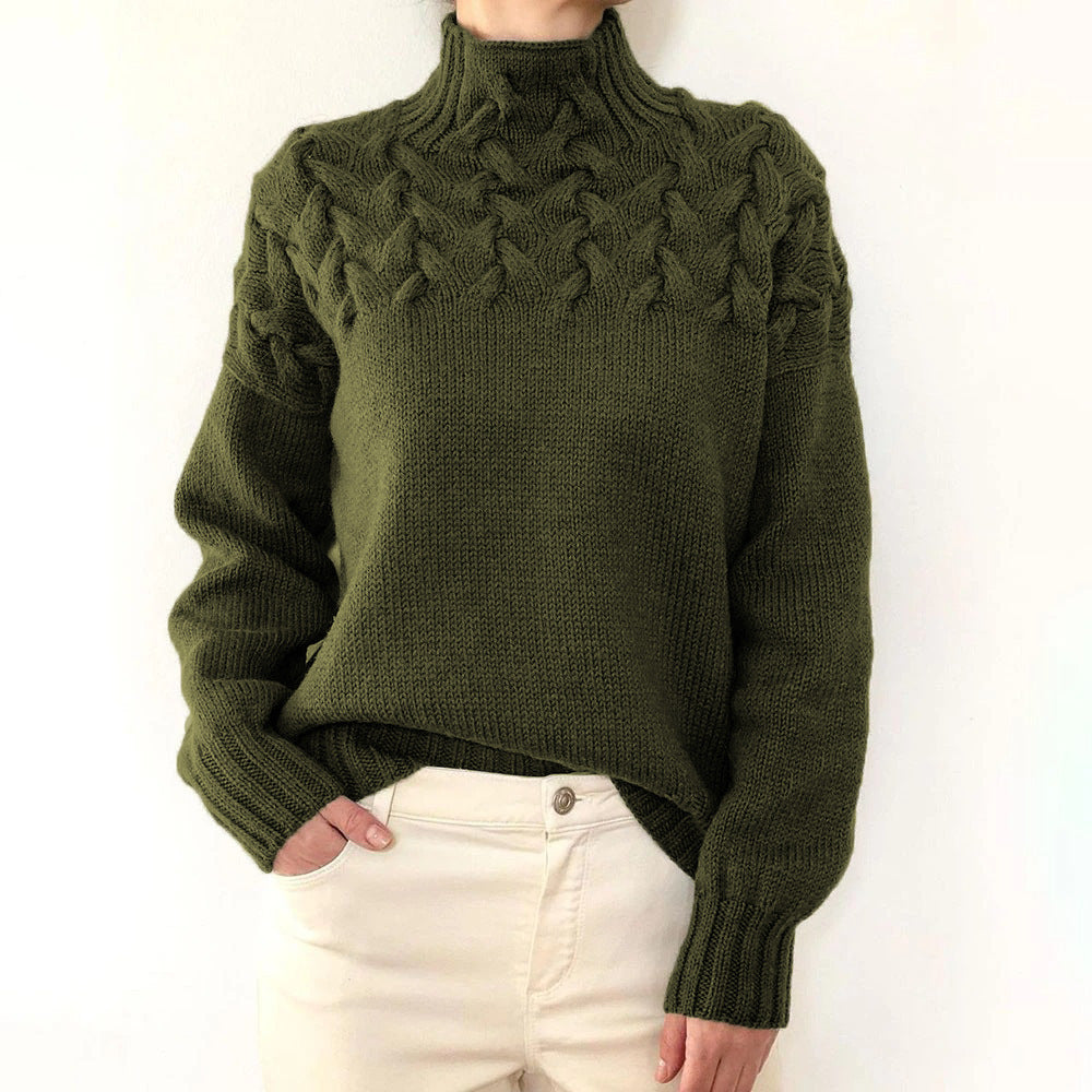 Mila – Gebreide trui met hals 