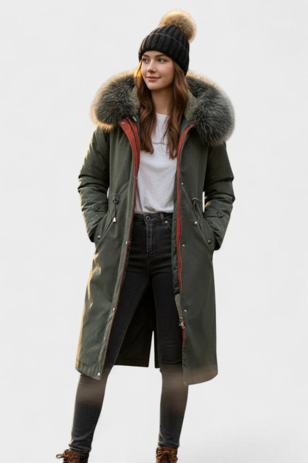 Frostra™ | Autumn jacket with hood and soft collar
