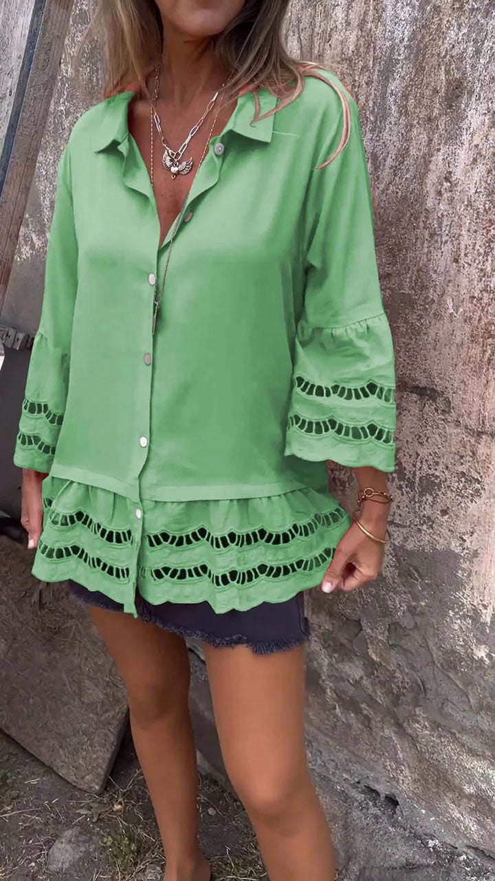 Miranda™ | Elegant Ibiza-style blouse
