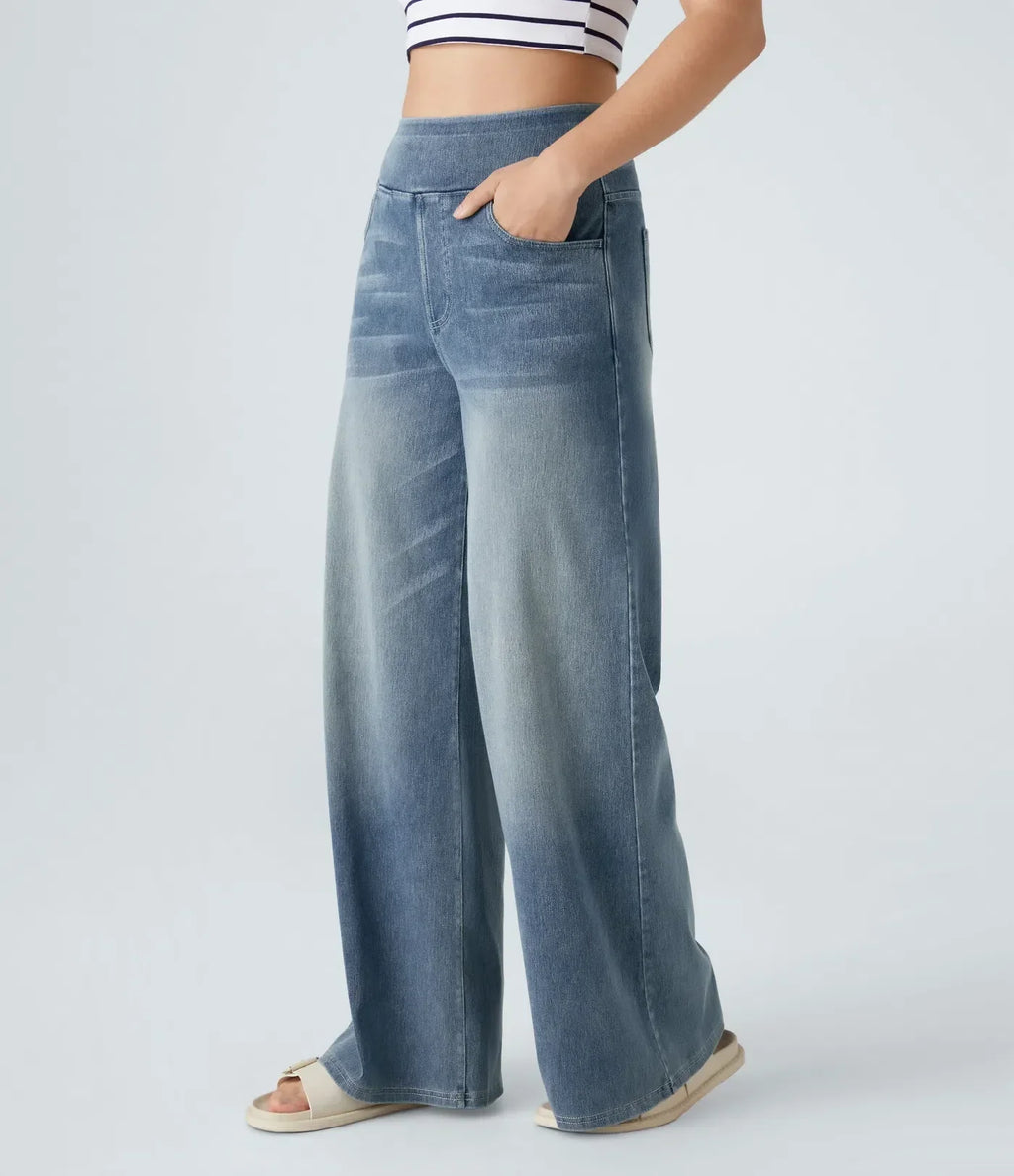 Eve | Comfortabele &amp; Elastische Broek Met Hoge Taille