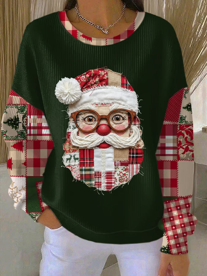 Lotte - Kersttrui met kerstmanmotif 