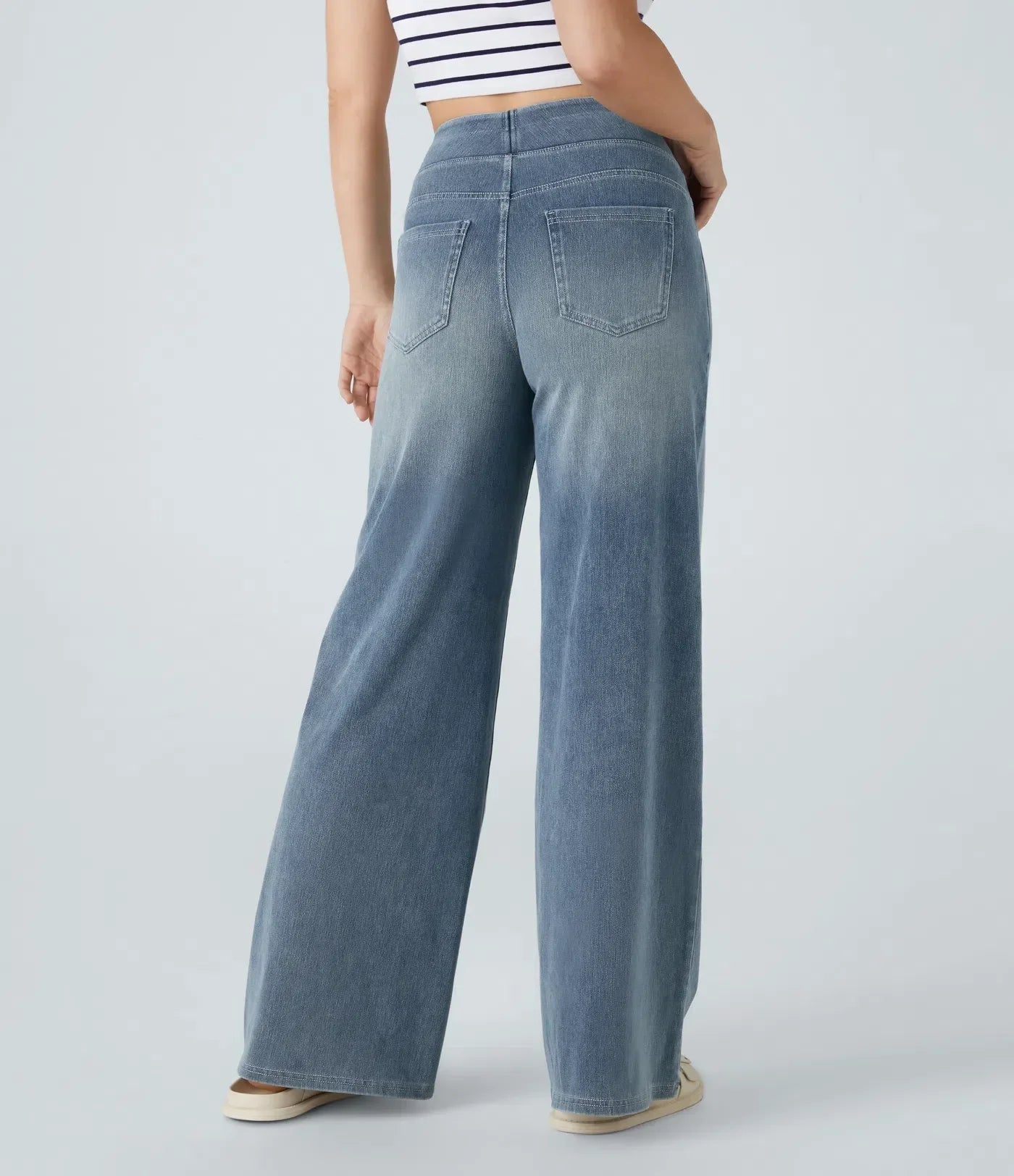 Eve | Comfortabele &amp; Elastische Broek Met Hoge Taille