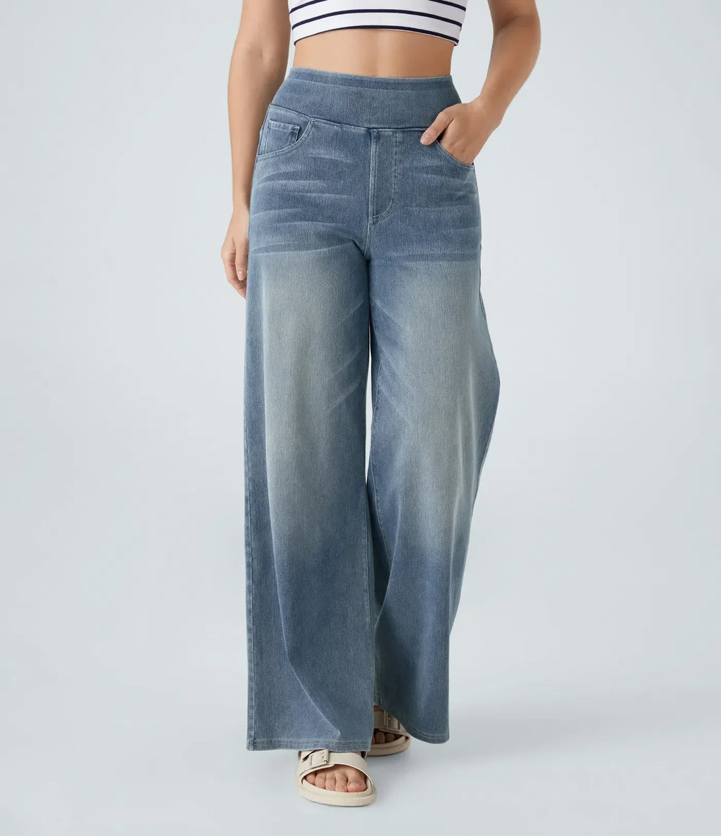 Eve | Comfortabele &amp; Elastische Broek Met Hoge Taille