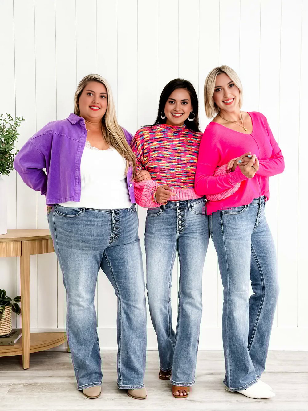 Evelien | Comfortabele Jeans Met Een Mid-Rise Tailleband En Knoopsluiting