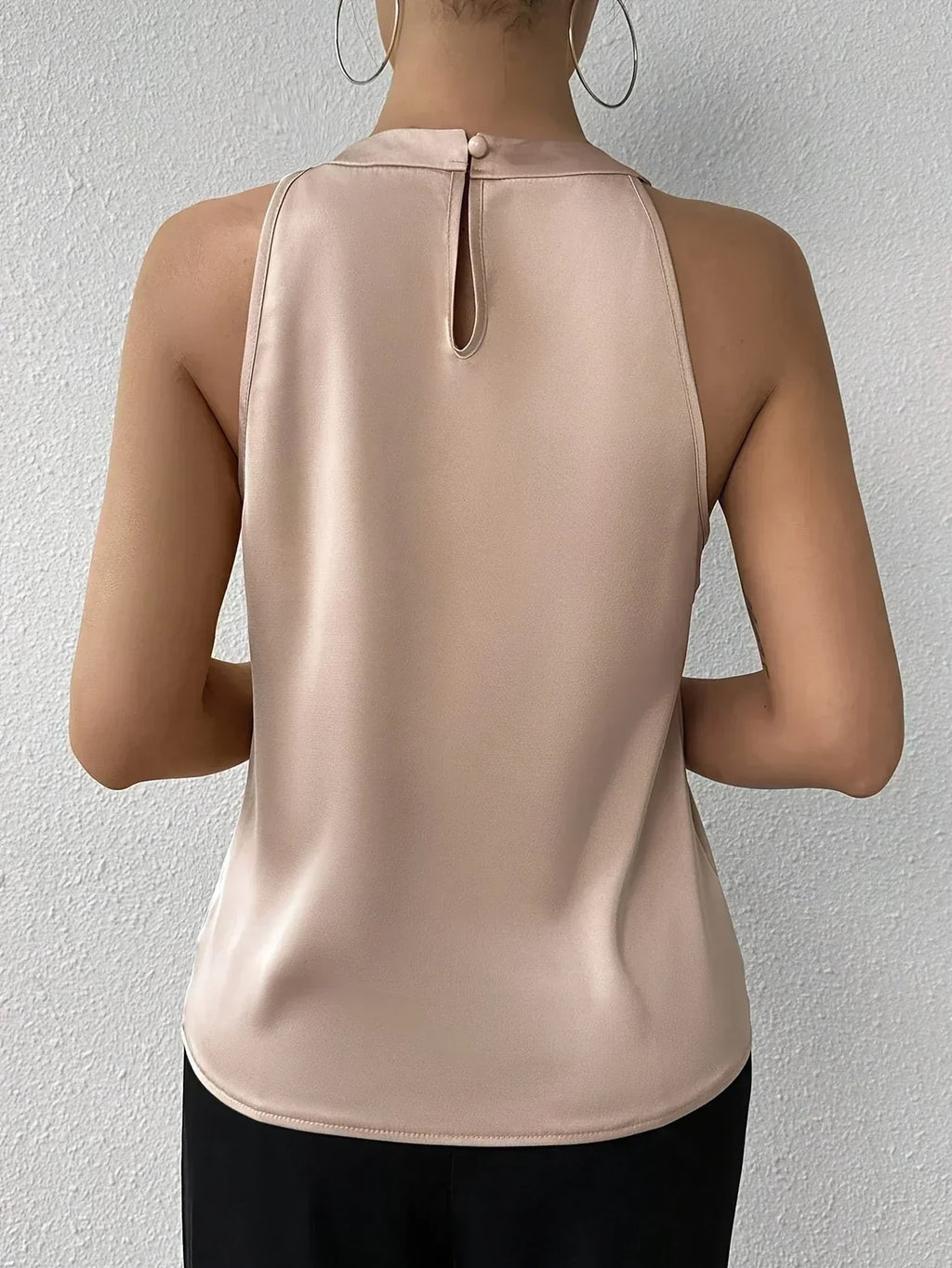 Miranda™ | Off-the-shoulder satin blouse