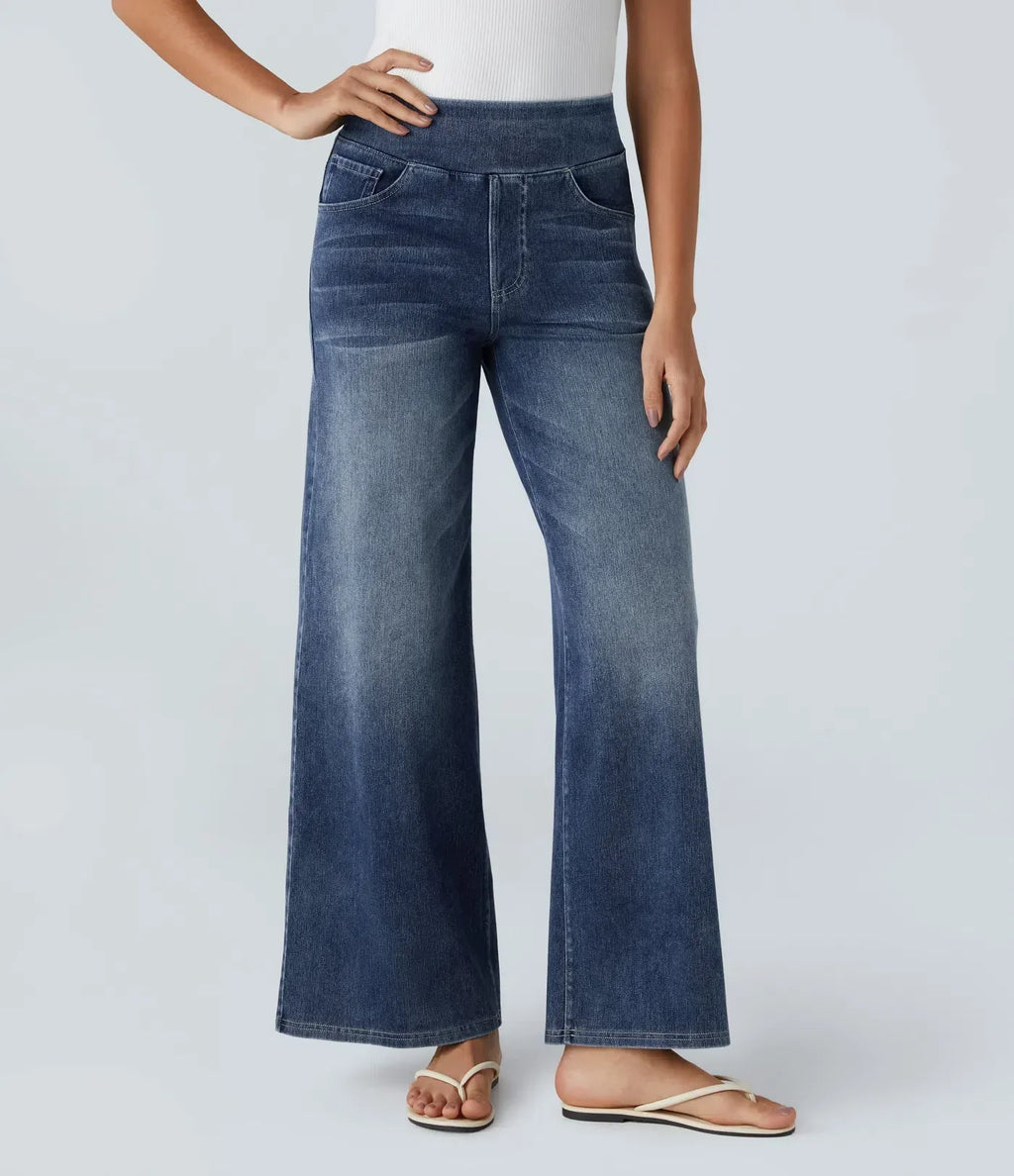 Eve | Comfortabele &amp; Elastische Broek Met Hoge Taille