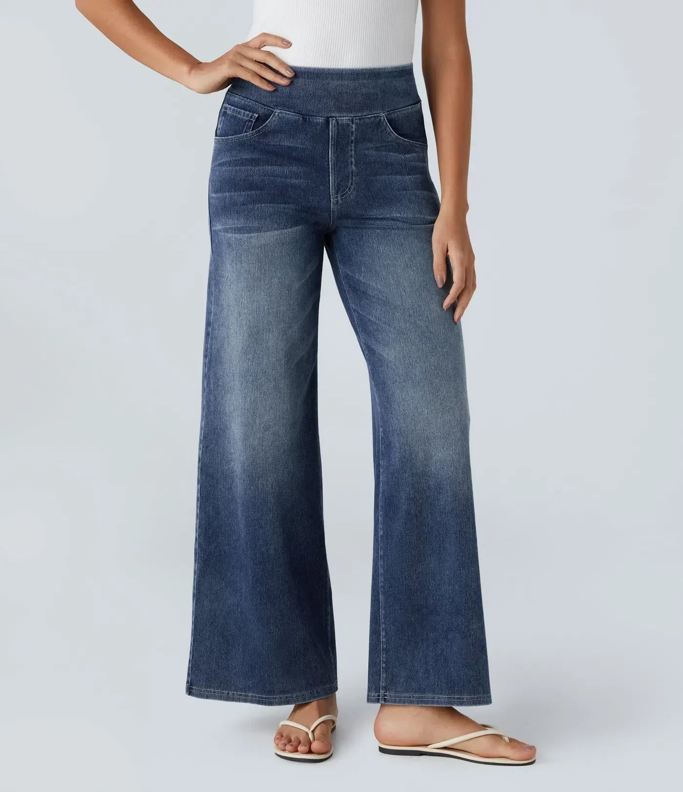 Eve | Comfortabele &amp; Elastische Broek Met Hoge Taille