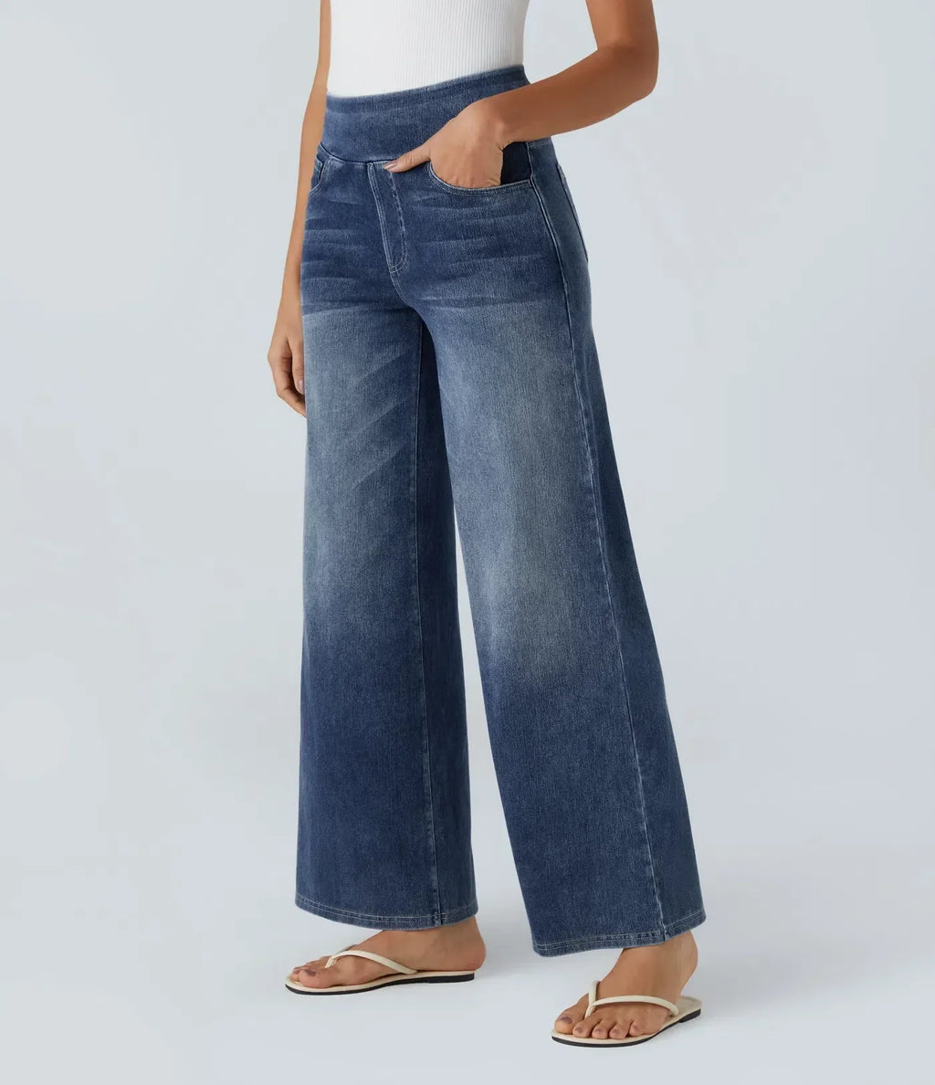Eve | Comfortabele &amp; Elastische Broek Met Hoge Taille