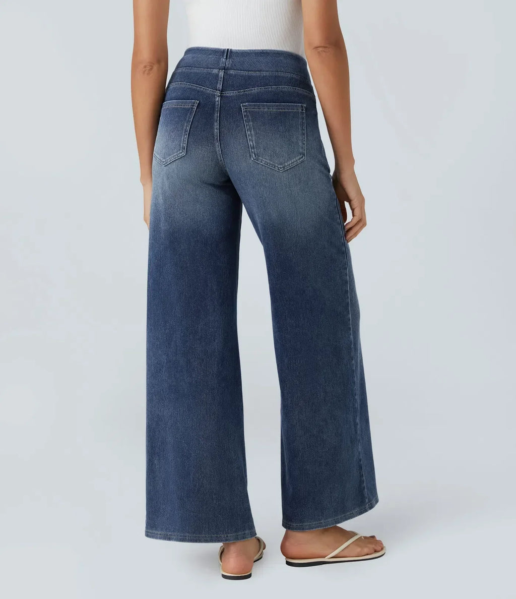 Eve | Comfortabele &amp; Elastische Broek Met Hoge Taille