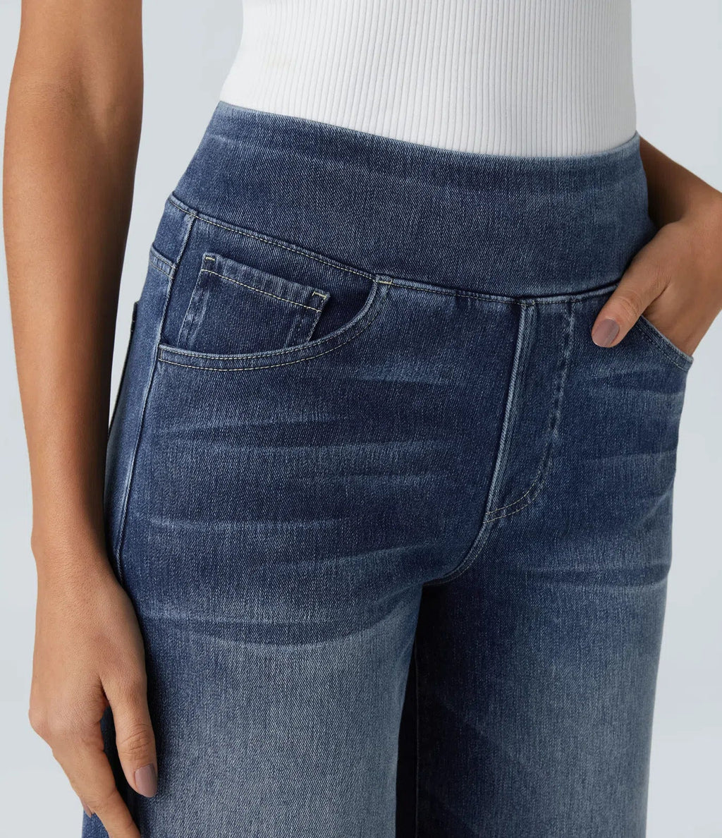 Eve | Comfortabele &amp; Elastische Broek Met Hoge Taille