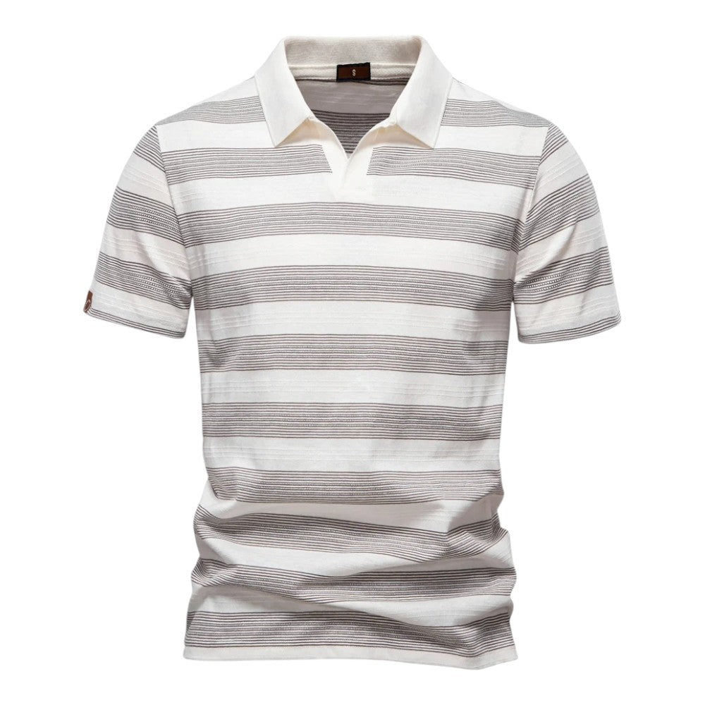 Vojta™ | Men's striped polo shirt for summer days