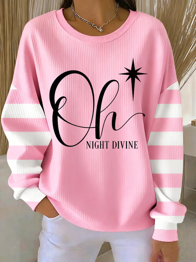 Isabelle - Kersttrui met tekstprint