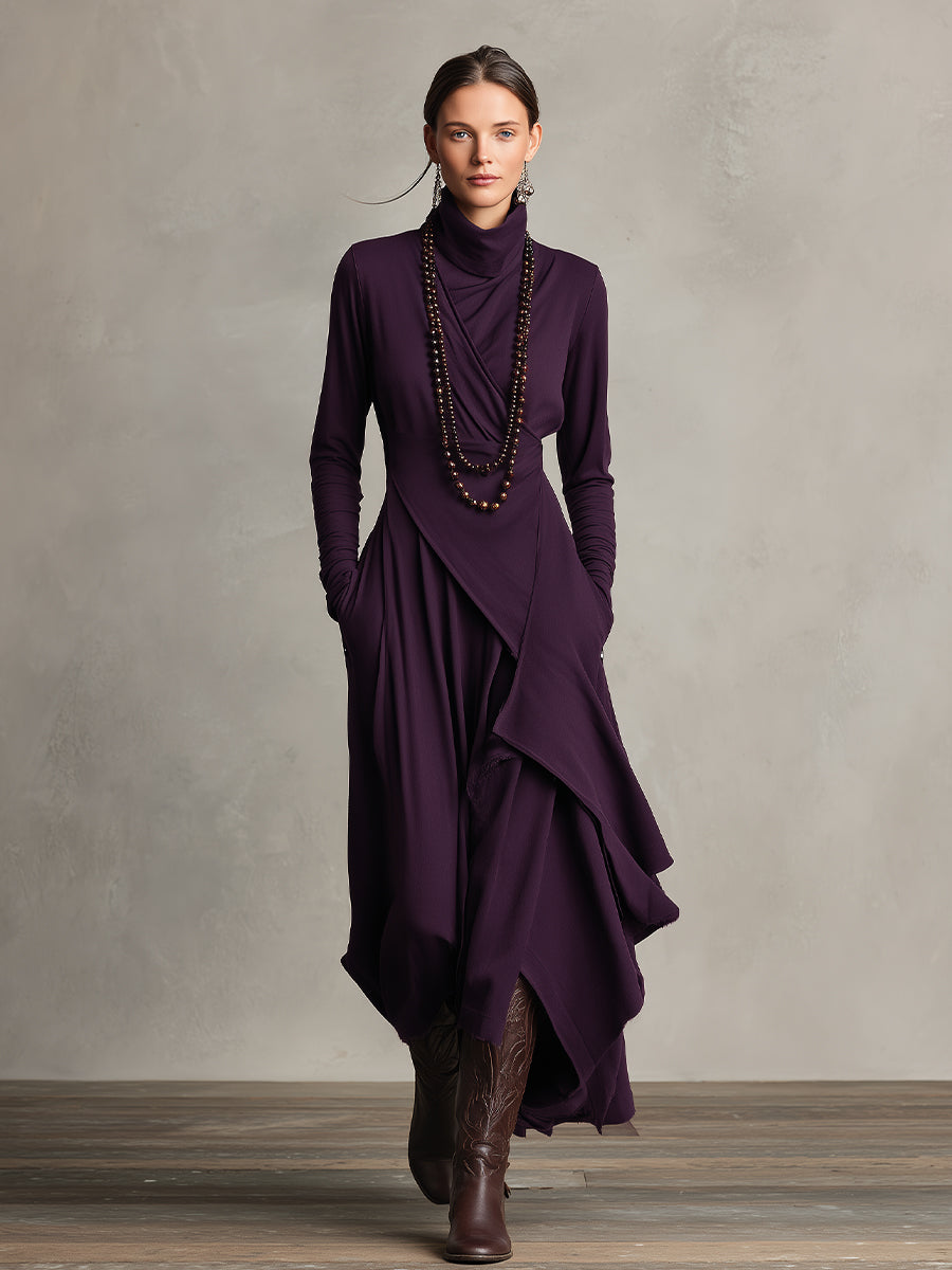Natalie | Robe drapée élégante
