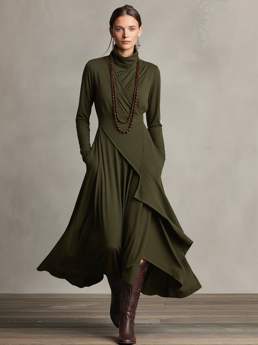 Natalie | Robe drapée élégante