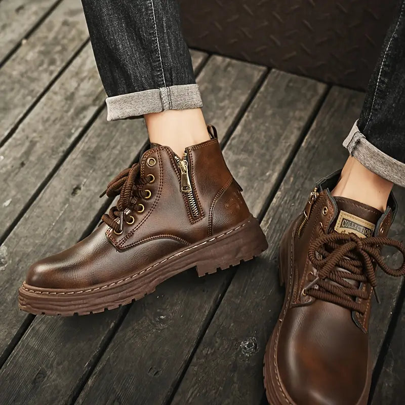 Bottes vintage imperméables et antidérapantes Devin