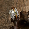 Bague élégante en zircon vert