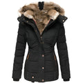 ANNELOROVA | Women's winter jacket with hood and tapered fit