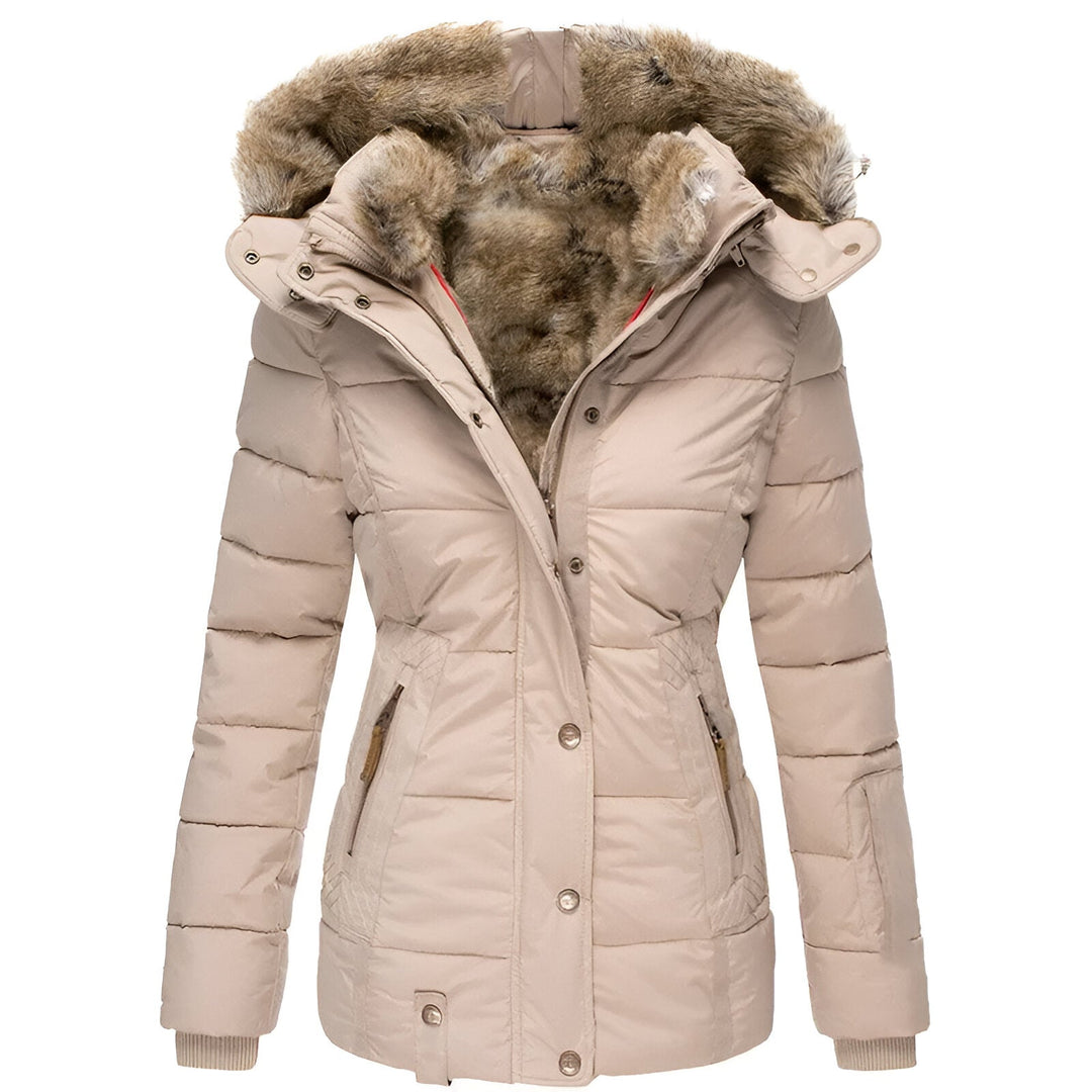 ANNELOROVA | Women's winter jacket with hood and tapered fit