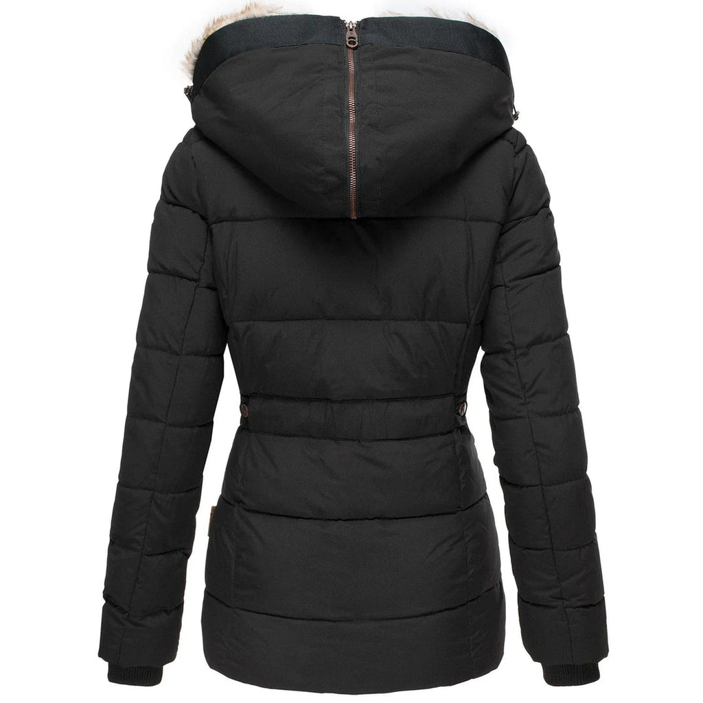 ANNELOROVA | Women's winter jacket with hood and tapered fit