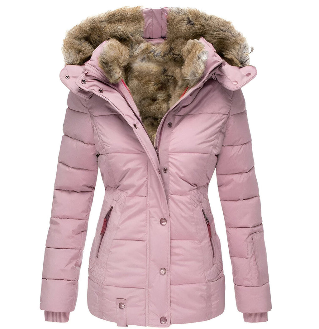 ANNELOROVA | Women's winter jacket with hood and tapered fit
