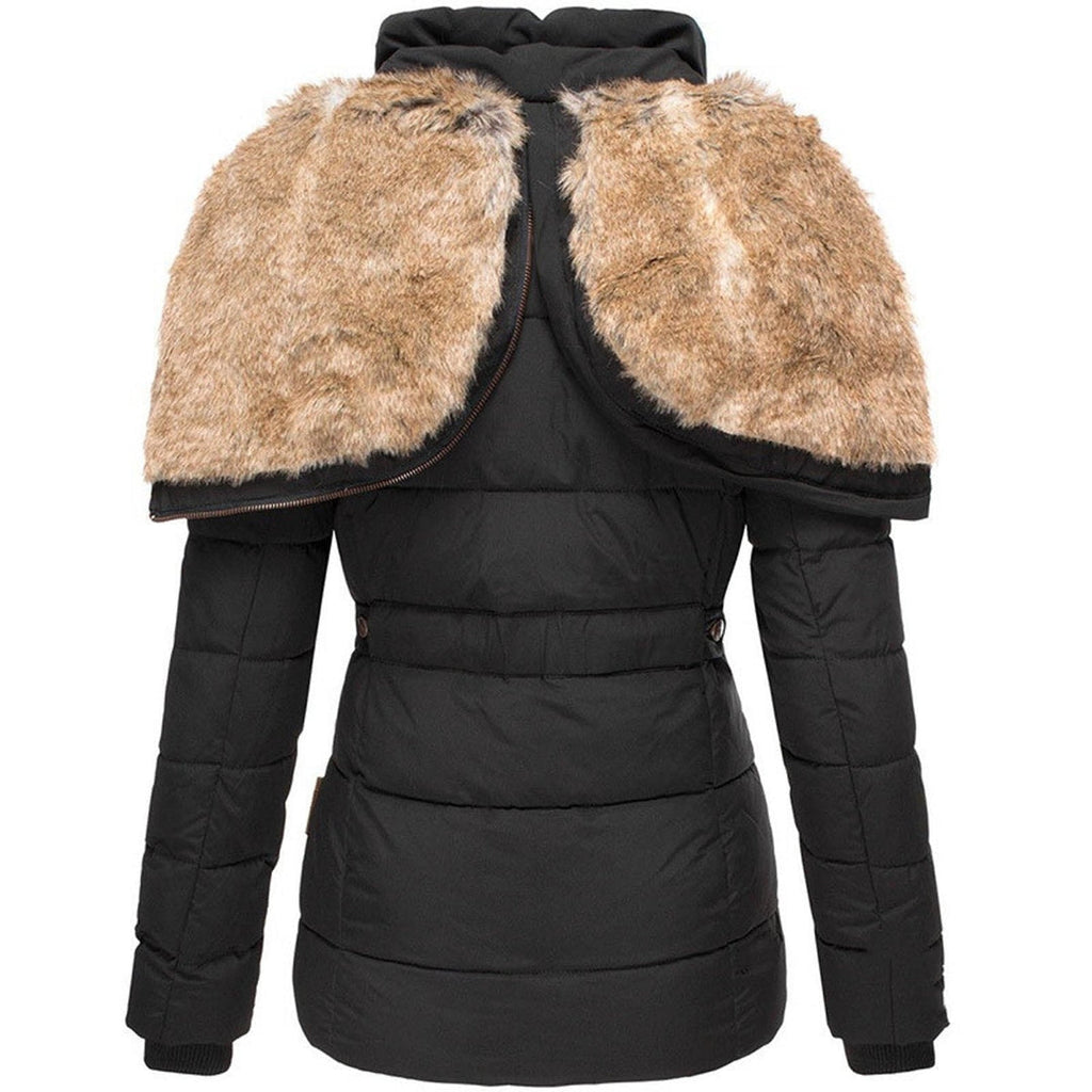 ANNELOROVA | Women's winter jacket with hood and tapered fit