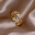 Bague Cinthia en or et cristal