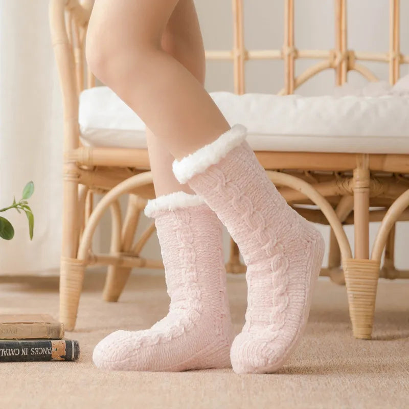 Pénélope | Chaussettes-chaussons d'intérieur