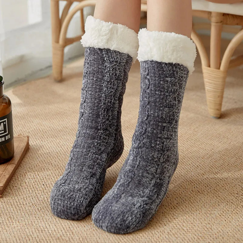 Noisette | Chaussettes-chaussons d'intérieur