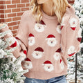 Karolína | Christmas sweater with Santa Claus motif