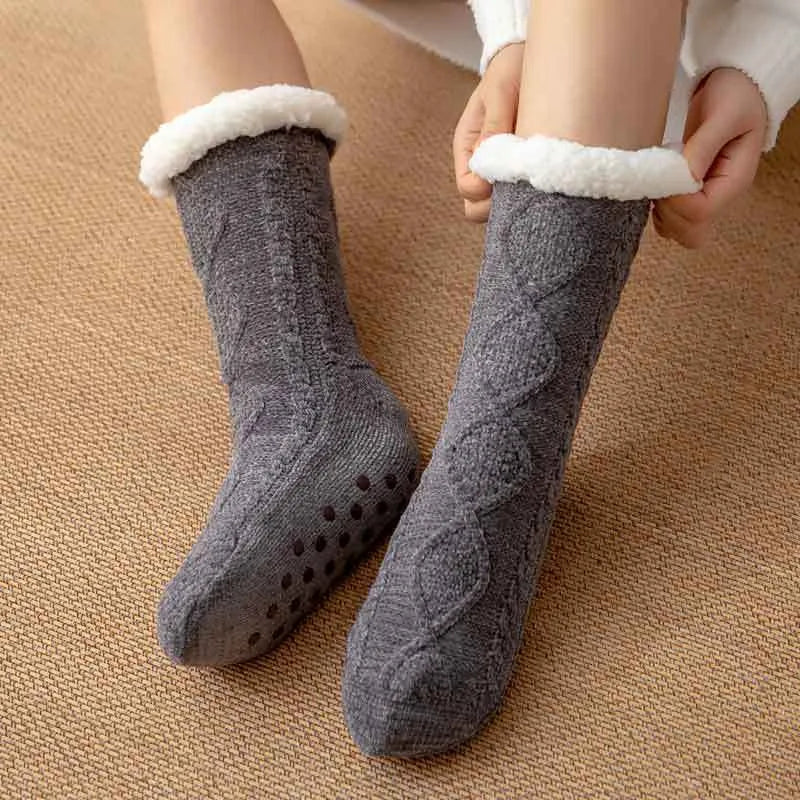 Noisette | Chaussettes-chaussons d'intérieur