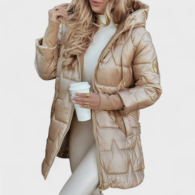 Nolwen | Elegant Winter Coat with Hood